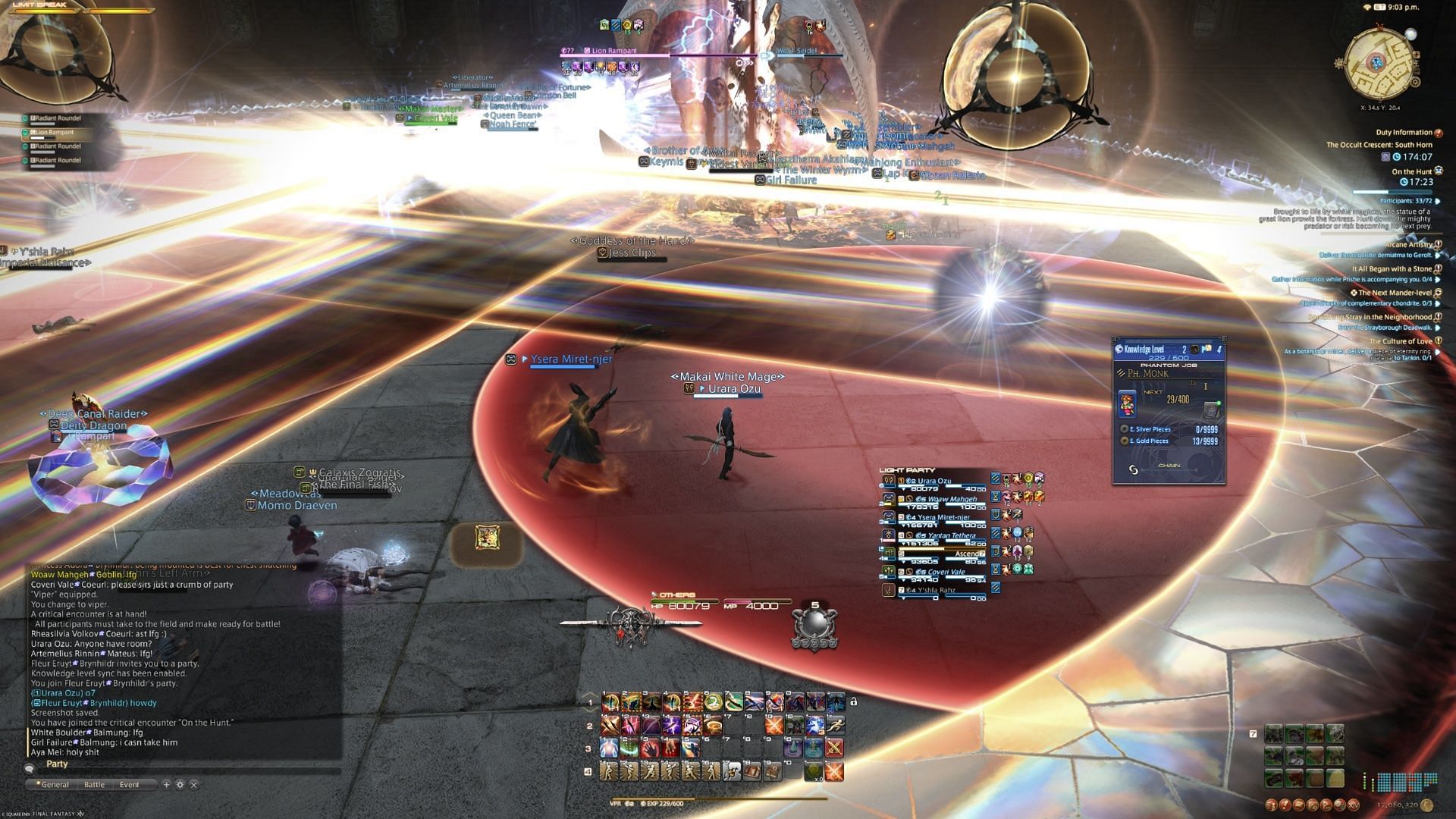 Being in a group is so much better than going at it alone (Image via Square Enix)